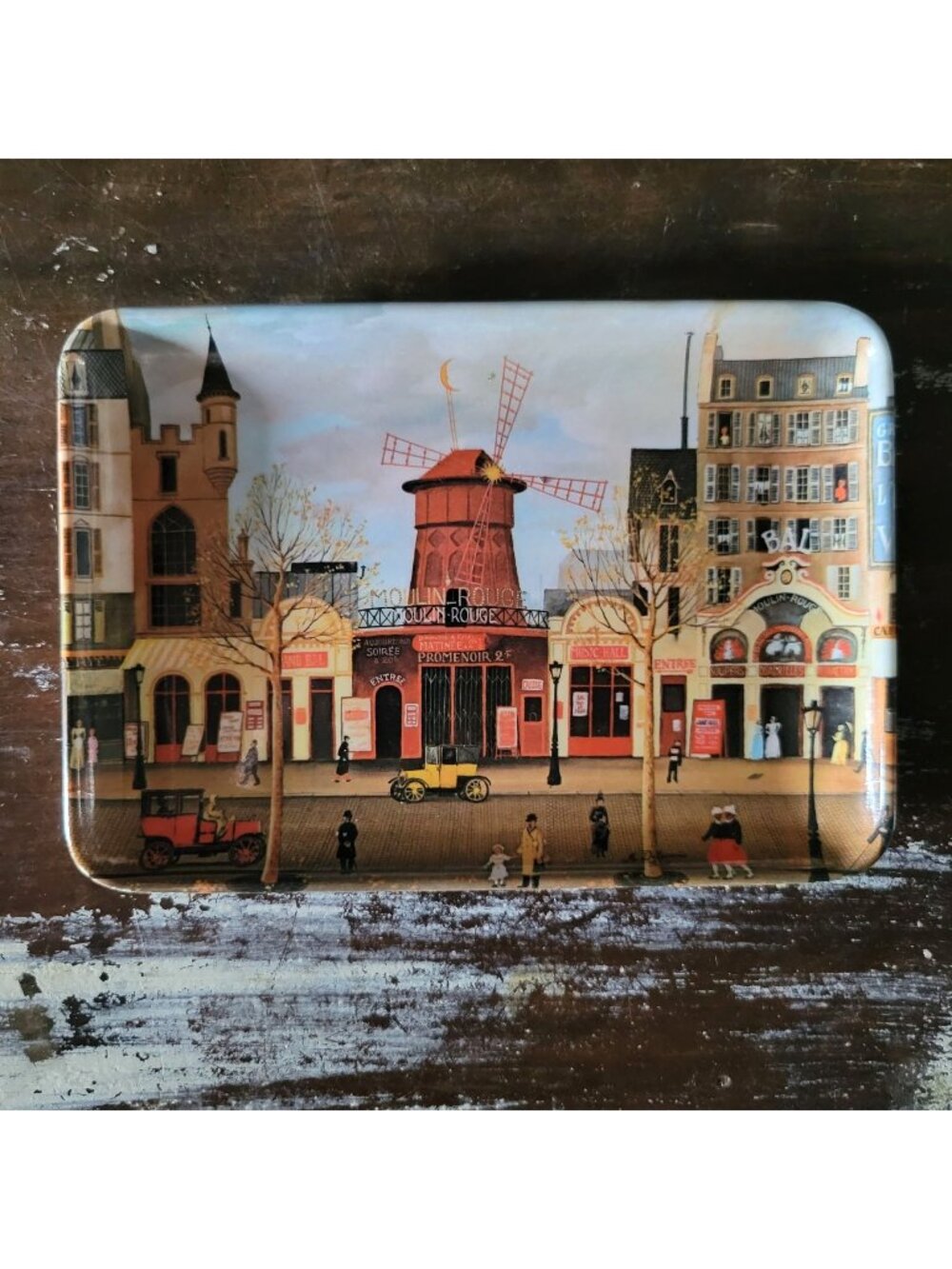Michel Delacroix “Moulin Rouge” Melamine Tray Made In Italy By Melel